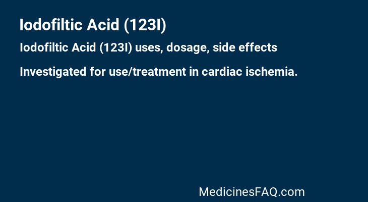 Iodofiltic Acid (123I)