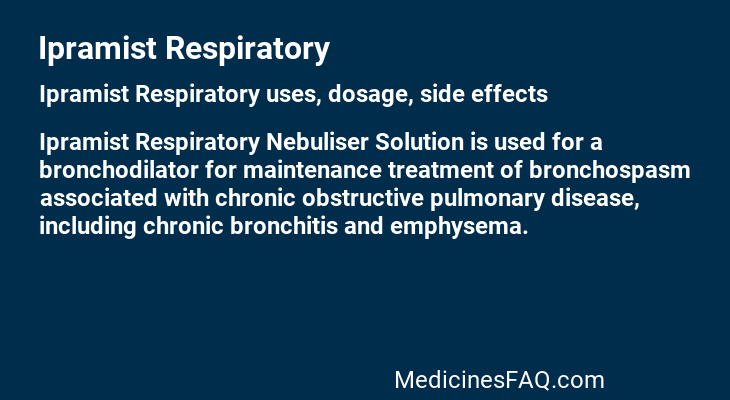 Ipramist Respiratory