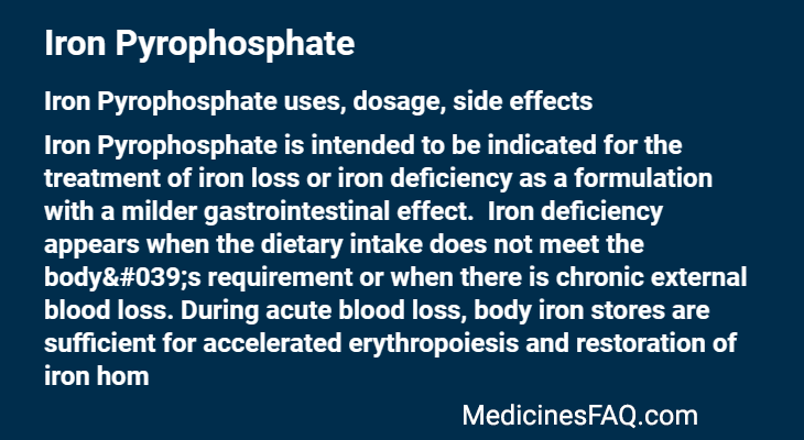 Iron Pyrophosphate