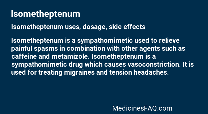 Isometheptenum