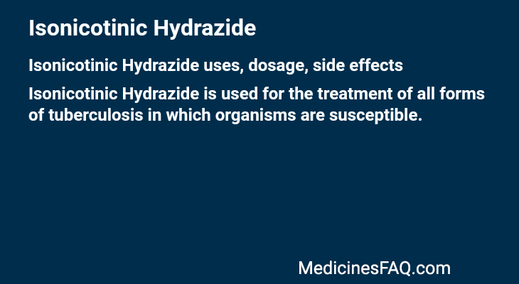 Isonicotinic Hydrazide