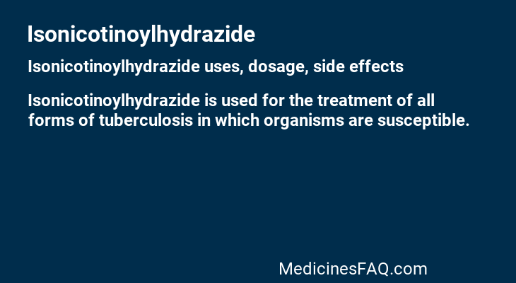 Isonicotinoylhydrazide