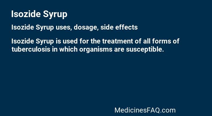 Isozide Syrup