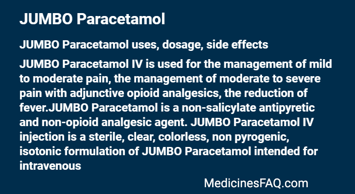 JUMBO Paracetamol