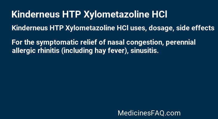 Kinderneus HTP Xylometazoline HCl