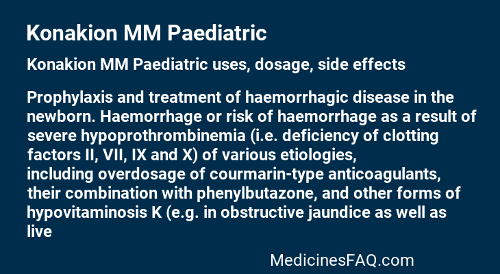 Konakion MM Paediatric