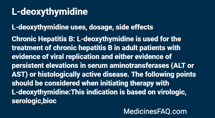 L-deoxythymidine