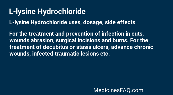 L-lysine Hydrochloride