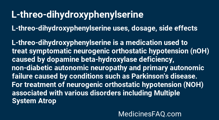 L-threo-dihydroxyphenylserine