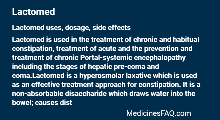 Lactomed: Uses, Dosage, Side Effects, Food Interaction & FAQ