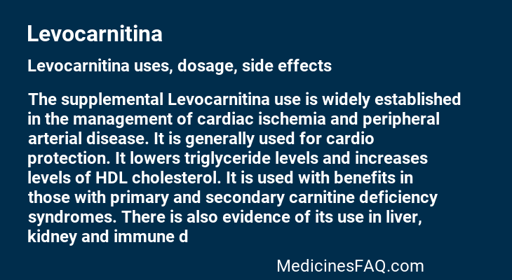 Levocarnitina