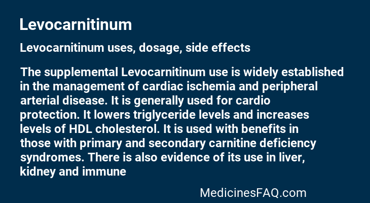 Levocarnitinum