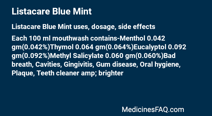 Listacare Blue Mint