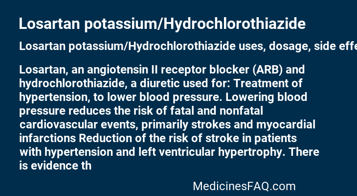 Losartan potassium/Hydrochlorothiazide