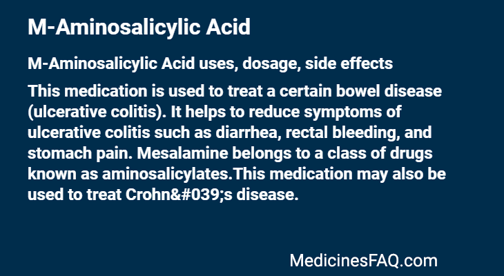 M-Aminosalicylic Acid