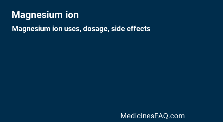 Magnesium ion