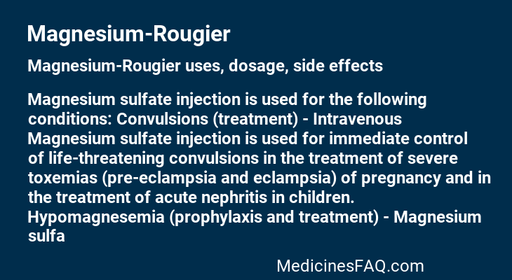 Magnesium-Rougier