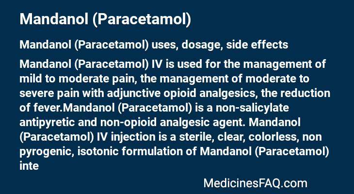 Mandanol (Paracetamol)