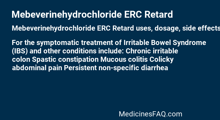Mebeverinehydrochloride ERC Retard