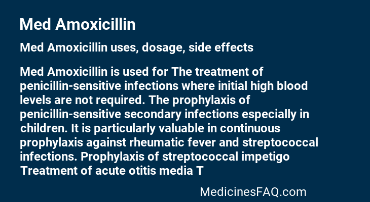 Med Amoxicillin