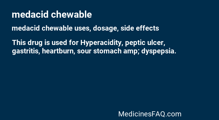 medacid chewable