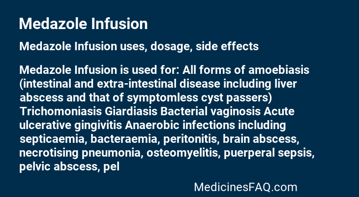 Medazole Infusion