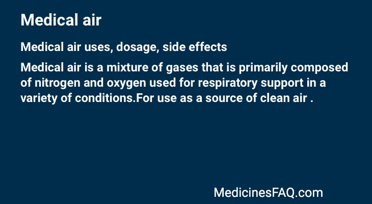 Medical air