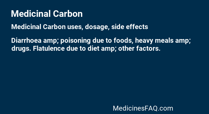 Medicinal Carbon