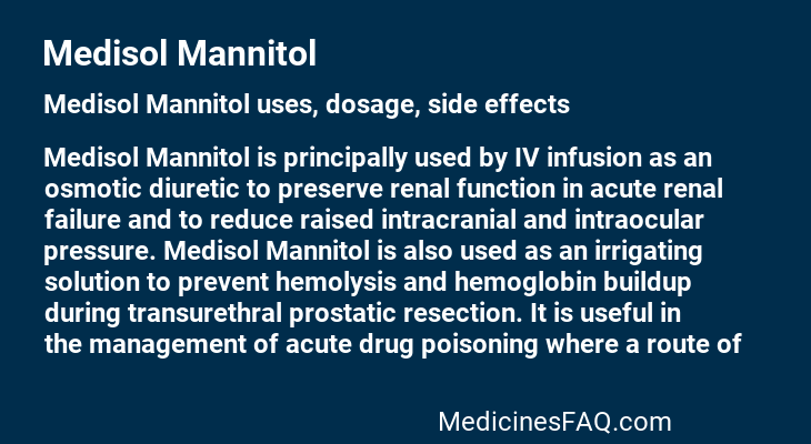 Medisol Mannitol