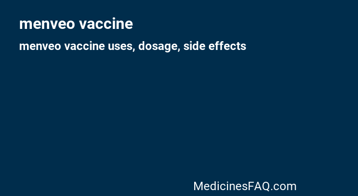 menveo vaccine