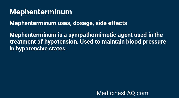 Mephenterminum