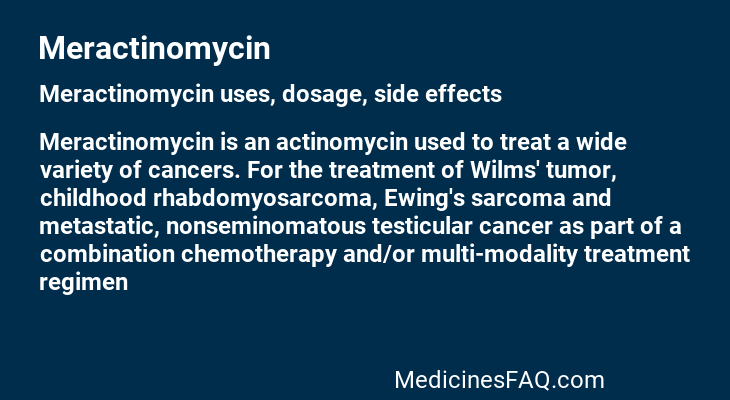 Meractinomycin