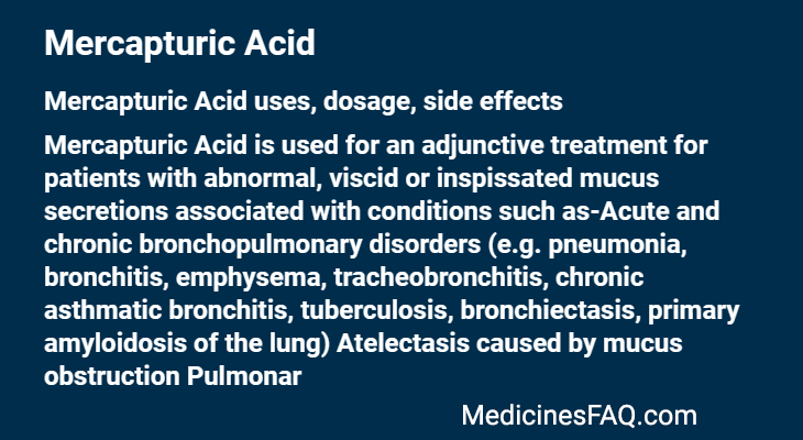 Mercapturic Acid