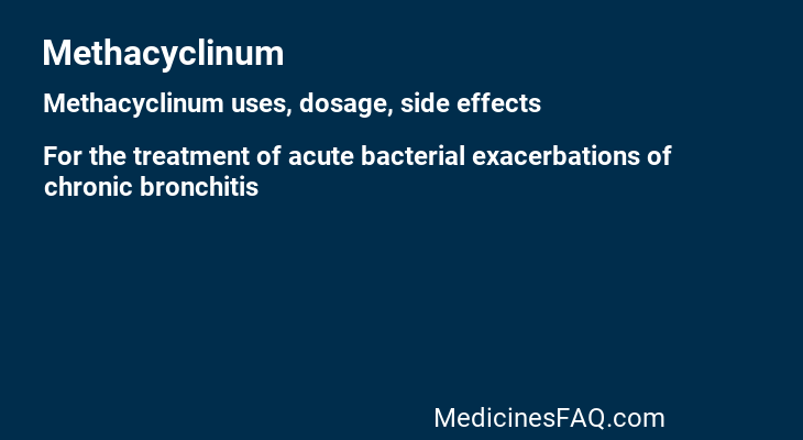 Methacyclinum