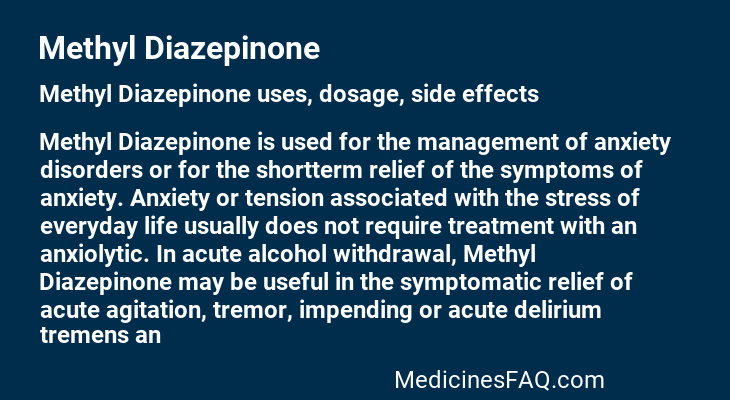 Methyl Diazepinone