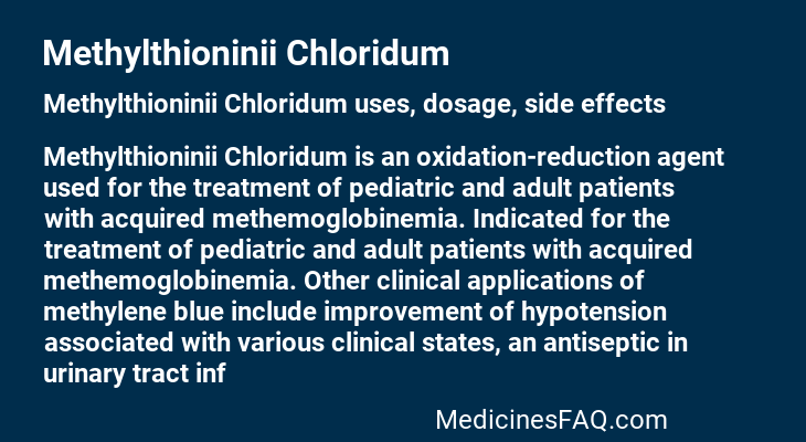 Methylthioninii Chloridum