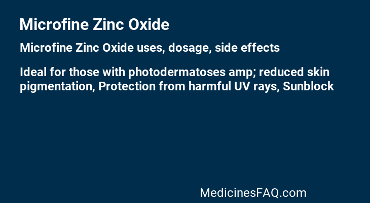 Microfine Zinc Oxide