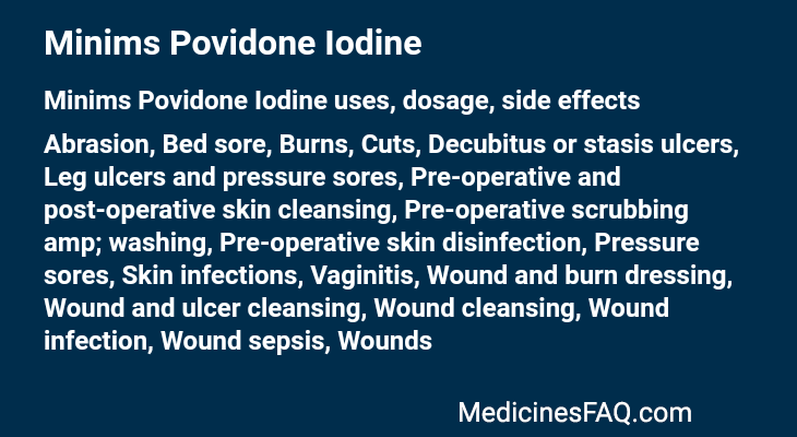 Minims Povidone Iodine
