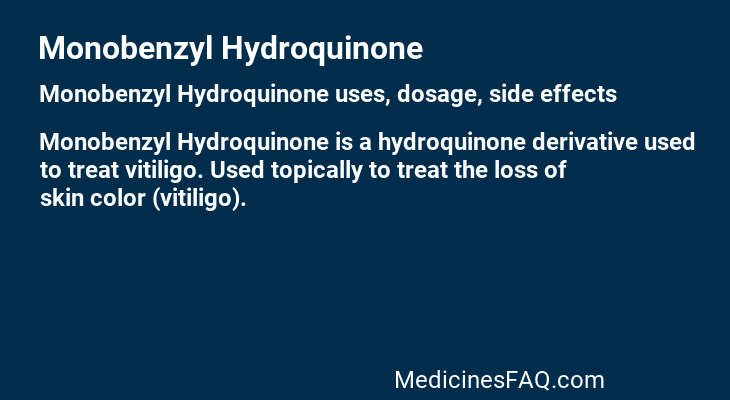 Monobenzyl Hydroquinone