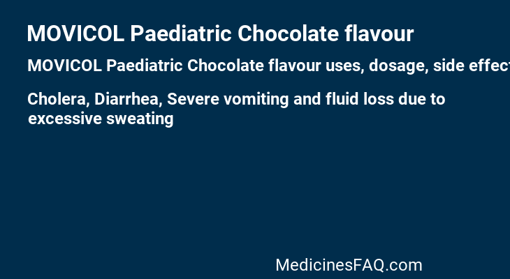 MOVICOL Paediatric Chocolate flavour