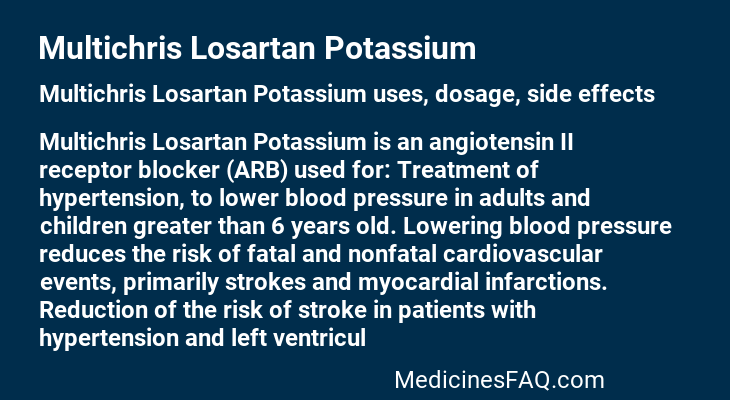 Multichris Losartan Potassium