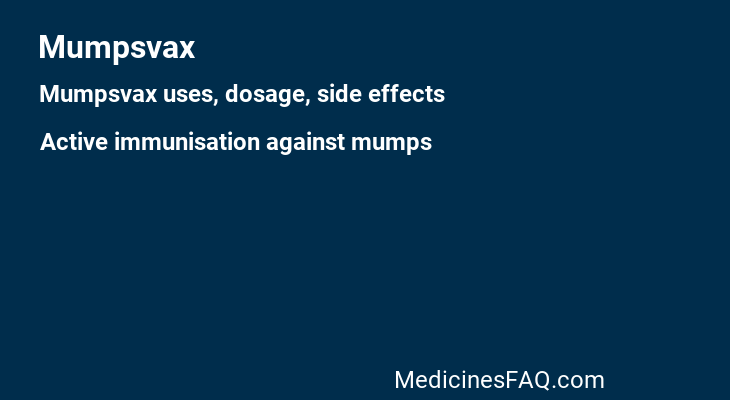 Mumpsvax