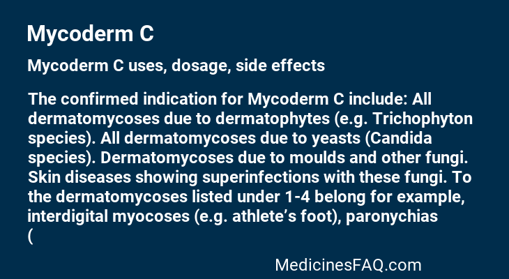 Mycoderm C