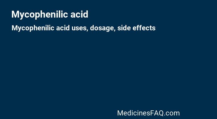 Mycophenilic acid