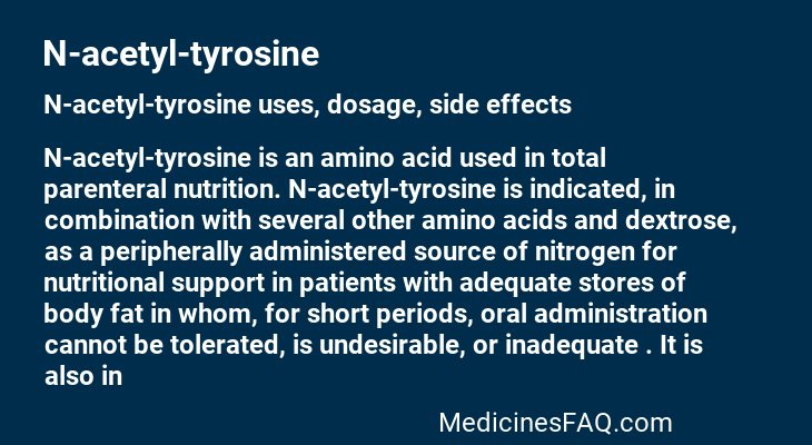 N-acetyl-tyrosine