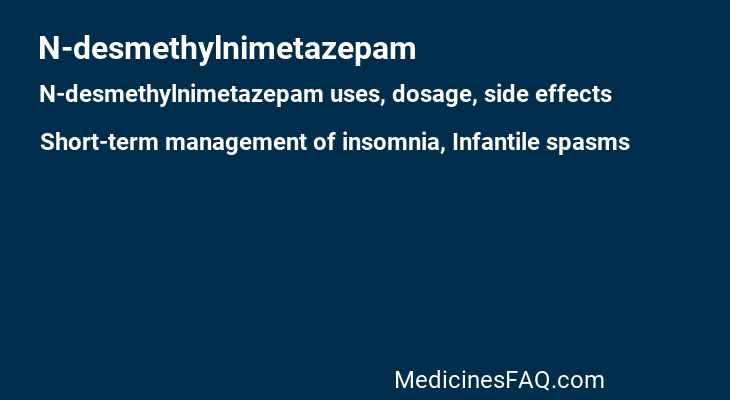N-desmethylnimetazepam