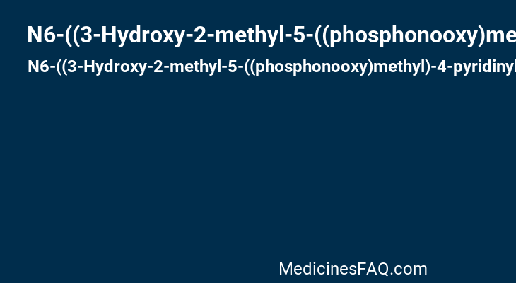 N6-((3-Hydroxy-2-methyl-5-((phosphonooxy)methyl)-4-pyridinyl)methylene)-L-lysine