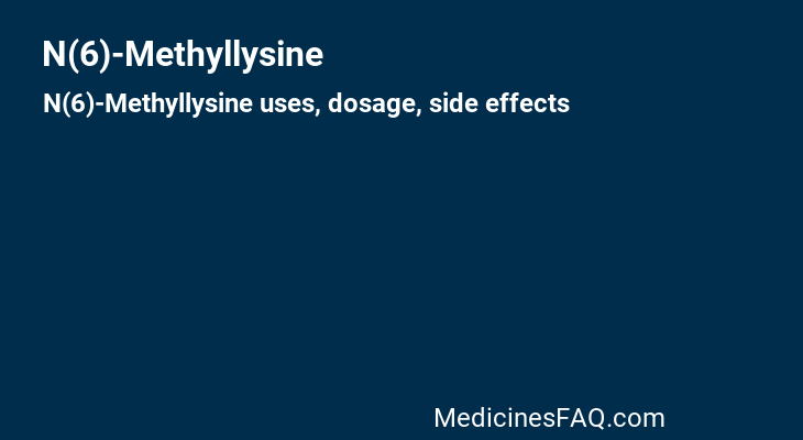 N(6)-Methyllysine