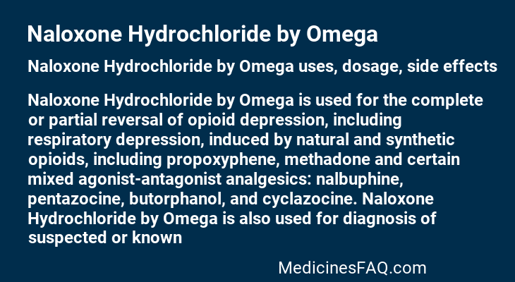 Naloxone Hydrochloride by Omega