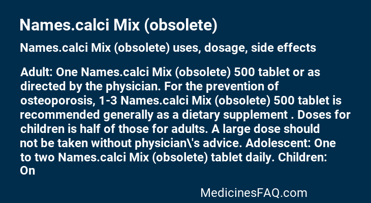Names.calci Mix (obsolete)